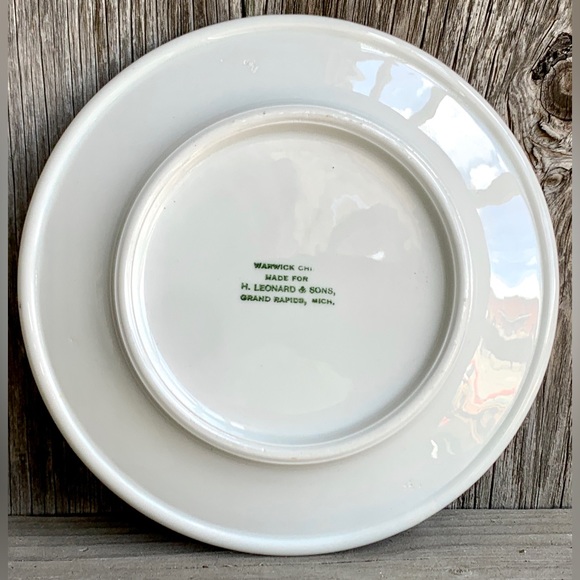 Vintage 1920s Early 20th Century Grand Rapids Michigan YWCA Plate - Picture 9 of 16